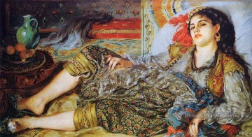 odalisque femme d’alger Pierre Auguste Renoir Peinture à l'huile